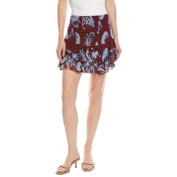Hemant & Nandita Dresses & Skirts - Hemant & Nandita Womens  Mini Skirt, Red